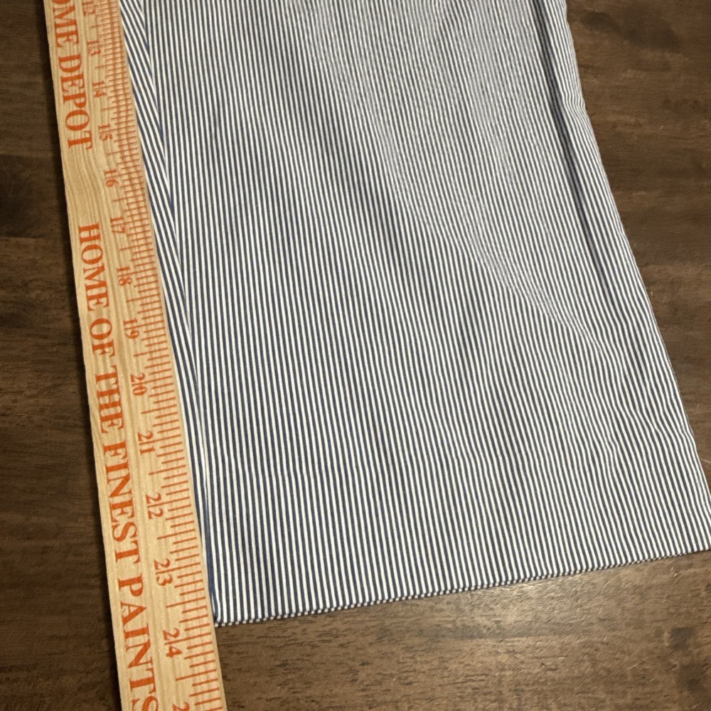 Lands' Lands End Striped Pants Size 18W Fit 2 Trouser Capris Fisherman Nautical - Picture 7 of 12